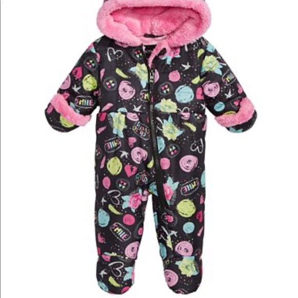 S. Rothschild Hooded Printed Footed Snow Suit - Picture 2 of 7